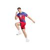 Nike Dri-FIT Short-Sleeve Running Top With Front Print Men Tops Bright-Red FJ3411-635