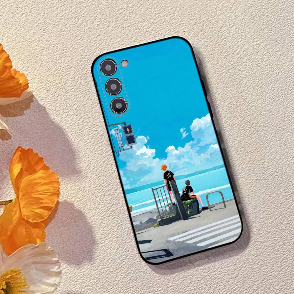 Anime H-HaiKyuu cool Phone Case Black Silicone Soft For Samsung Galaxy A73,A72,A71,A70,A53,A52,A51