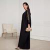 Elegant 2024 Dubai Middle Eastern Embroidered Robe Dress Cover-up