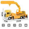 136 Die Cast Alloy Engineering Car Model Playset Simulation Fire Game Rescue Tower Car Echo Sound Light Kids Birthday Gift B158