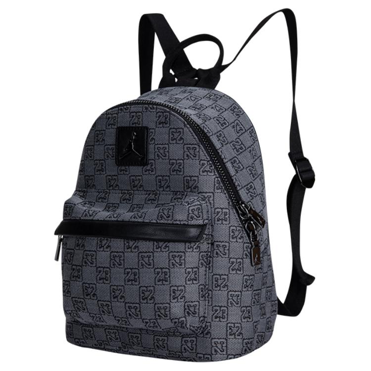 New Jordan Polyester With Cotton Backpack Mini Unisex Dark Smoke Gray FJ9679-070