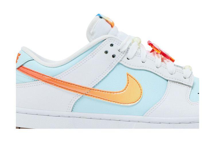 Women's Sneakers Nike Dunk Low Beach (Women's) White/White/Glacier Blue/Multi-Colour
