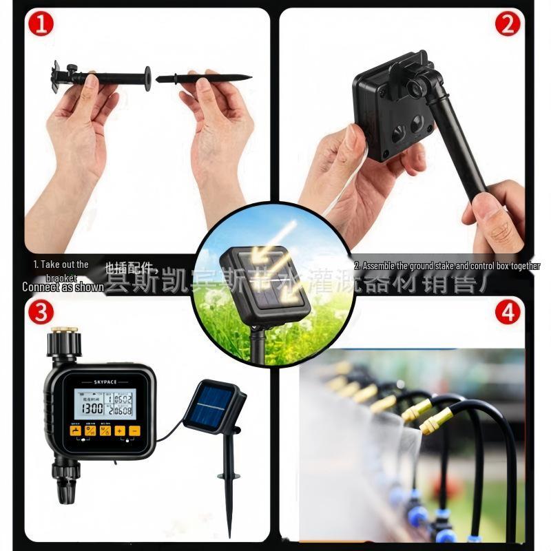 Intelligentes WiFi Gartenbewässerungssystem: Einkanal-/Zweikanal-Fernbedienungstimer mit USB5V-Stromversorgung