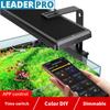 38W Smart App LED Aquariumleuchte Fischtank Ultrahell Vollspektrum RGB Licht DIY Timer Clip On Hängeleuchte