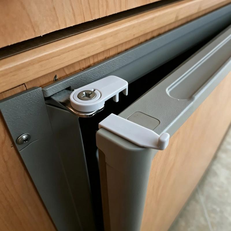 Rv Fridge Door Latch Replacement Catch Lock Accessory Durable Plastic For Camper Refrigerator Cabinet