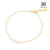Gold N 14K Triple Clover Bracelet Yg