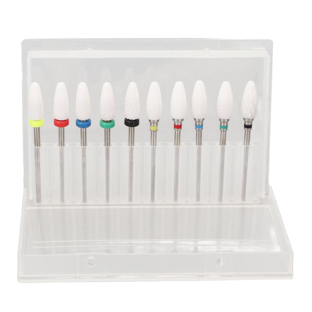 10 Stück Nagelfräser-Organizer Displayständer 20 Löcher Maniküre-Werkzeug zum Schleifen Reinigen