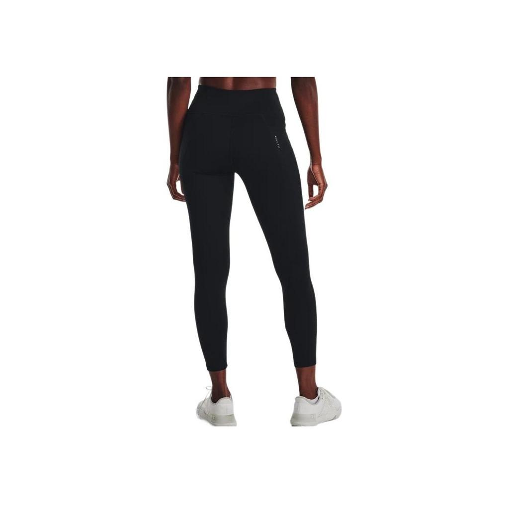 Under Armour FW22 Solid Color Fitted Three-Quarter Tights Women Bottoms Black 1373932-001