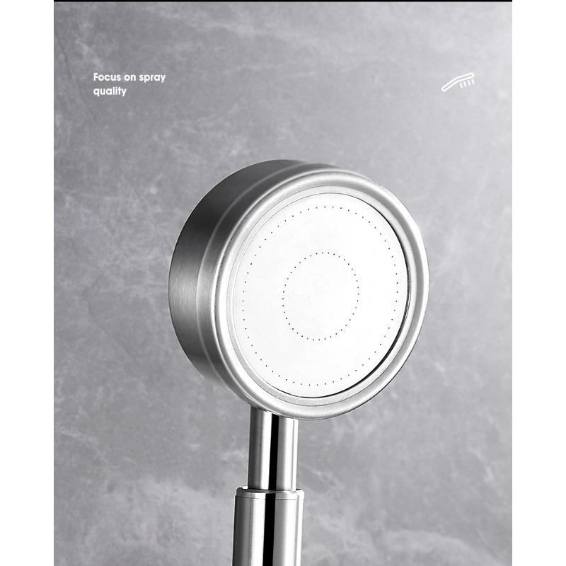 1PC 304 stainless steel pressurized hand-held shower head single head