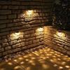 Garden Solar-powered Lamp, Night Light, Household, Garden Atmosphere, Fence, Wall Decoration, Outdoor Steps, Wall Lamp