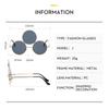 Fashion Sunglasses Funny Three Lens Outdoor Protection Sunglasses
