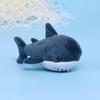 Key Holder Soft Cartoon Shark Shape Plush Creative Hanging Pendant for Bag
