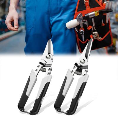 Industrielle Schere, scharfer Schneider aus Kohlenstoffstahl, Mehrzweck-Schneidwerkzeug für Eisenbleche für die Werkstatt zu Hause