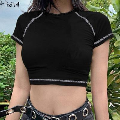 Street Apparel Top Women's Y2K Vintage Tank Top Summer Top Gothic Punk Shirt Gothic T-shirt