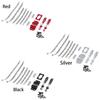 For MN1/12 MN82 LC79 1/12 RC Car Upgrade, Rear Axle Fixing Parts, Rear Shock Absorber Spring Steel Plate Metal Parts Accessories