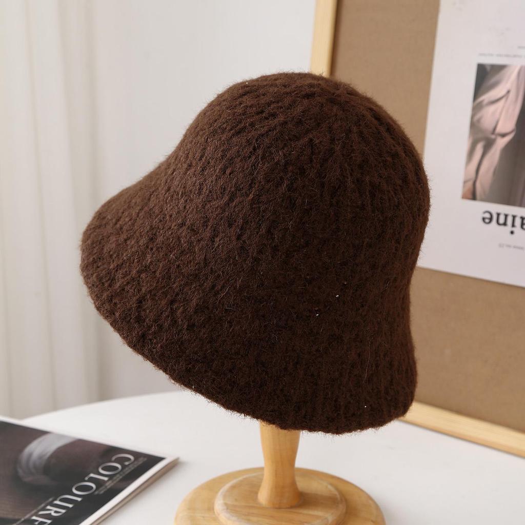 New Fashion Vintage Bucket Hat for Women - Autumn Winter Fisherman Cap, Foldable Felt Wide Brim Hat, Retro Fashion Accessories