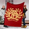 1pc Football Team (38) Theme Blanket - Digital Print, Polyester, Cozy for All Seasons, Perfect for Outdoor, Camping, and Travel