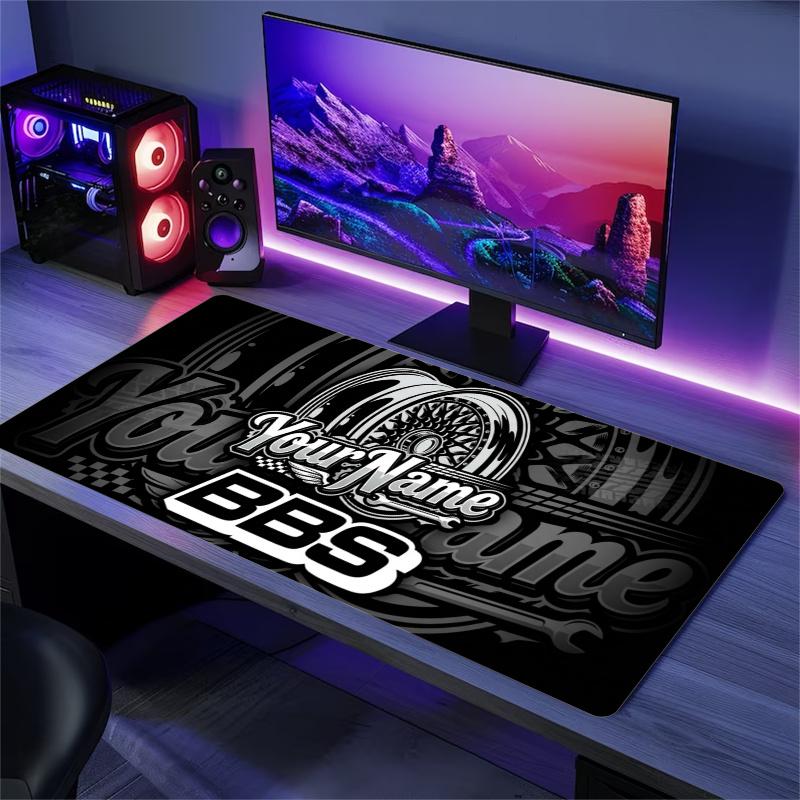 Bbs 50Th Anniversary Custom Name Large Size Mouse Pad Gaming Table Cushion Nonslip Laptop Tablet Big XXL Mat Mini PC Playmat With Lock edge