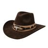 Dress Up Western Cowboy Hat Bull Skull Topper Hat Fashion Jazz Top Hat  Travel