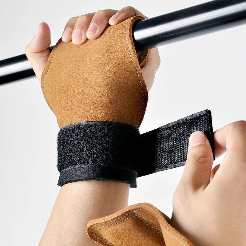 1Pc Fitness Deadlift Strap Horizontal Bar Weightlifting Men's and Women's Grip Gloves Palm Pads