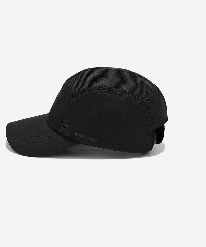 NODE LABS Dev:5 Sunglasses Cut Mesh Ball Cap_Black