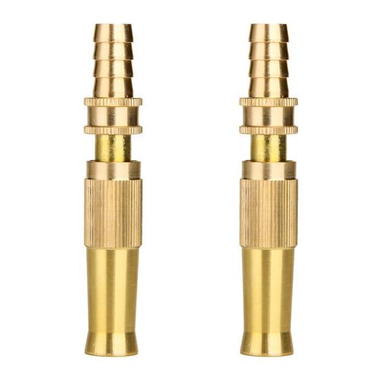 Kobberslangedyse Justerbar sprøytedyse Høytrykksdyse Heavy Duty sprøyte for hageslanger Uteplass Plenvanning Bilvask