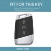 3 Buttons For Skoda Karoq Superb 3 Kodiaq For Vw Volkswagen Magotan Gte Cc Passat B8 Car Key Case Cover Keychain Accessories