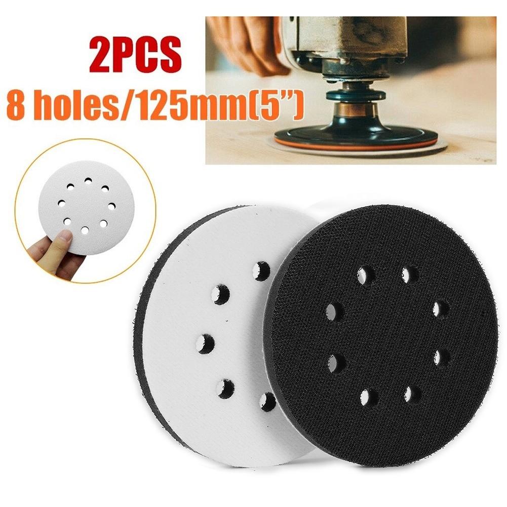 125Mm Sponge Interface Pad 2PCS 5 For Hook&Loop Inch