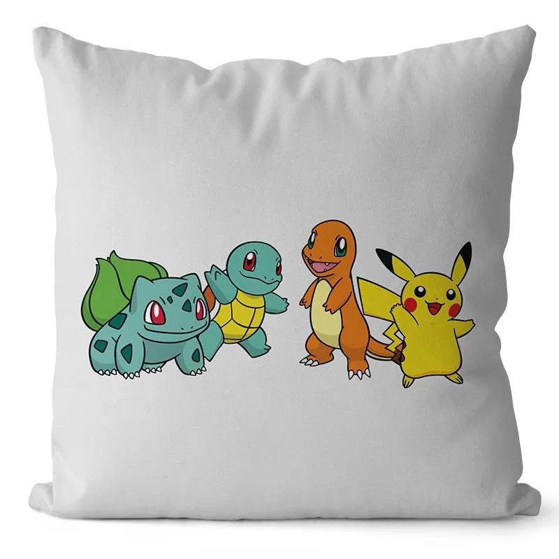 

Подушка Pokémon Pokemon Pikachu Мила декоративна наволочка Підходить для дому, вітальні, дивана, кімнатної прикраси 12x12Inch