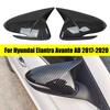 Voor Hyundai Elantra Avante AD 2016- Achteruitkijk Zijspiegel Cover Vleugeldop Buitenkant Deur Achteruitkijk Spiegel Behuizing Sierlijst Carbon Fiber Look
