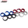 3Pcs For Dodge Durango SRT GT 2014 2015 2016 2017 2018 2019 2020 Car Interior Volume AC Radio Switch Knob Button Cover Ring Trim OO1