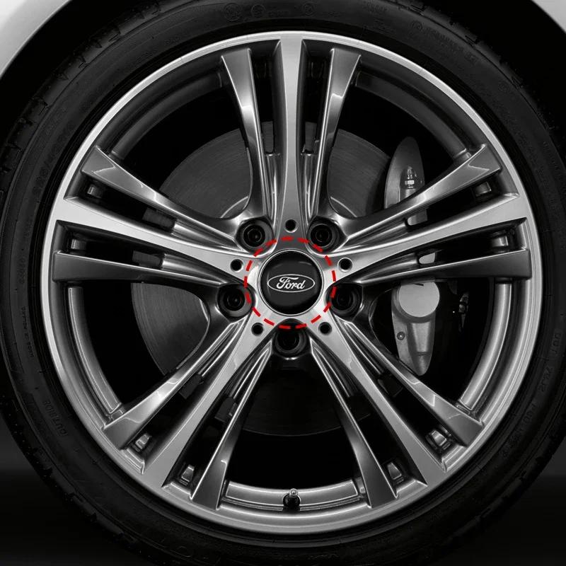 Car Sticker Hot For Ford Auto Wheel Center Hub Tyre Vehicles Caps Cover Rim Sticker Badge For Ford Focus Mk2 Mk3 Fiesta Ranger M