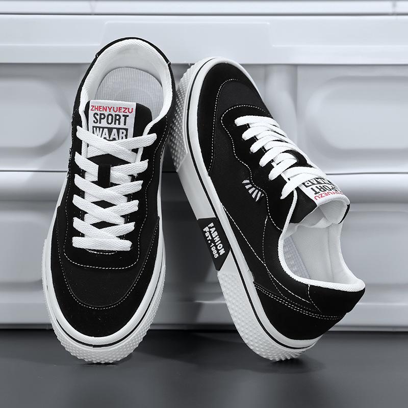 Pantofi de Pânză de Designer pentru Bărbați Pantofi Casual Trendy pentru Bărbați cu Talpă Vulcanizată Plată Pantofi Versatili de Exterior cu Șireturi Mocasini Confortabili pentru Condus