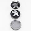 4pcs newest 3D 60mm Peugeot logo car emblem Wheel Center i Hub Cap auto Rim refit dust-proof badge covers styling accessories