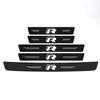 2026 Hot VOLKSWAGEN Carbon Fiber Car Door Sill Protector Stickers for Volkswagen VW Rline R Line Polo Touran Tiguan Jetta T5 Gol zf7