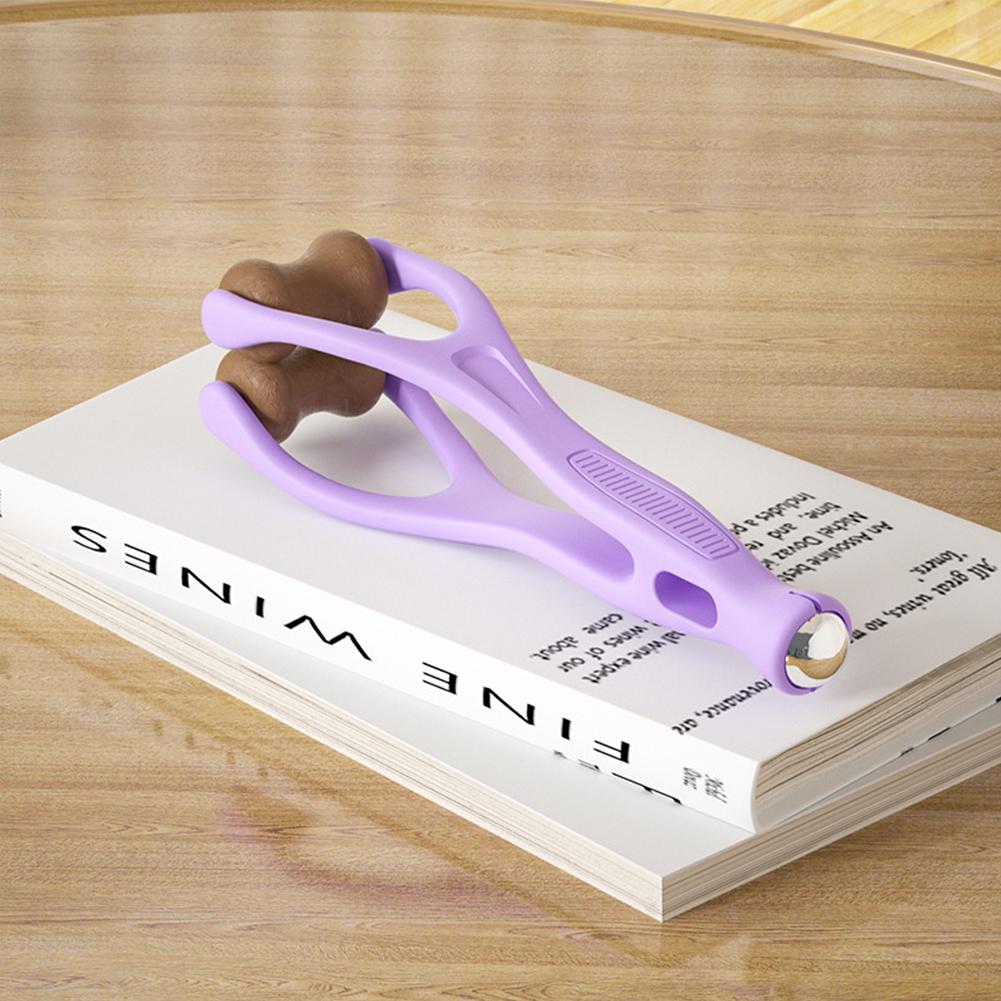 

Ручной массажер Массаж меридианов суставов рук Ручной Тонкие пальцы для очистки акупунктурных точек Иглокаменный массажный зажим для пальцев фиолетовый