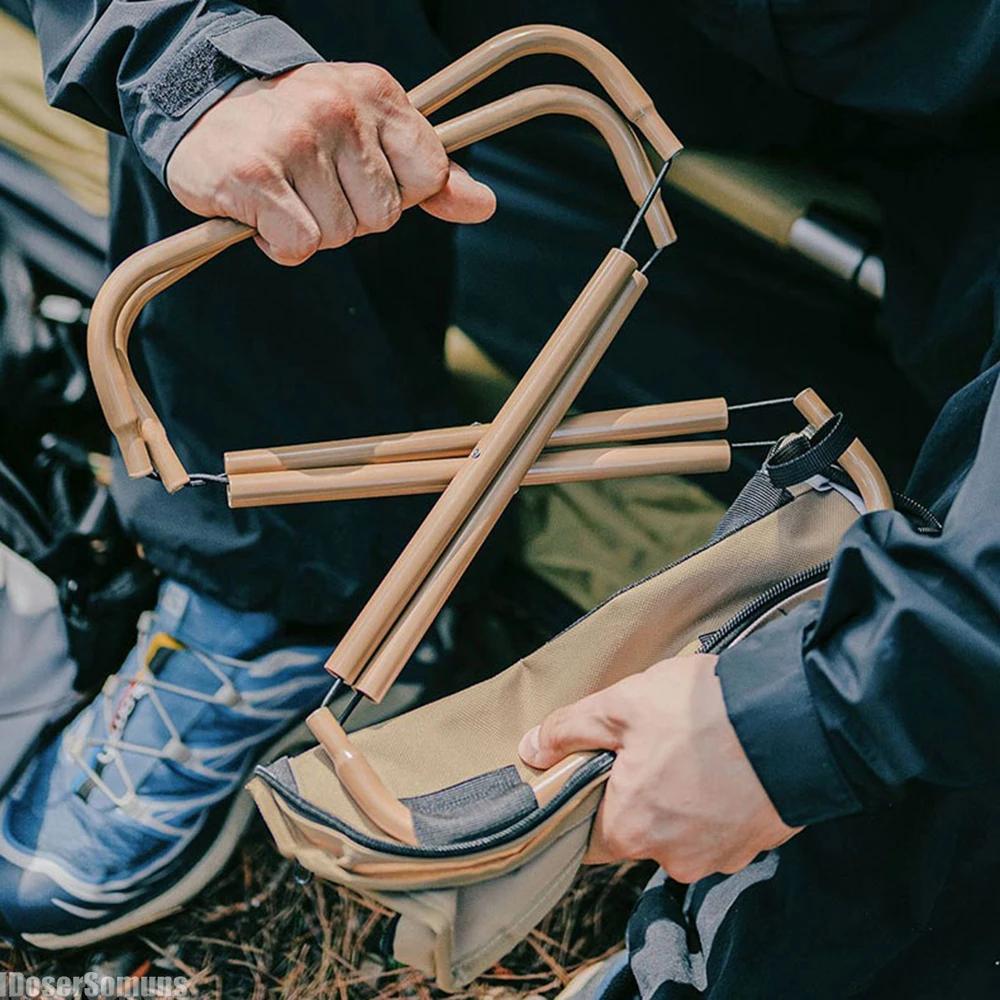 Klapphocker Outdoor Klappstuhl Starke Tragkraft Campingstuhl Angeln Mazaar Queuing Artefakt Zubehör Tragbar