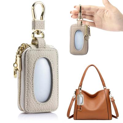 [Zikanga] Schlüsseletui, Smart Key Etui, Echtes Leder, Auto, Herren,