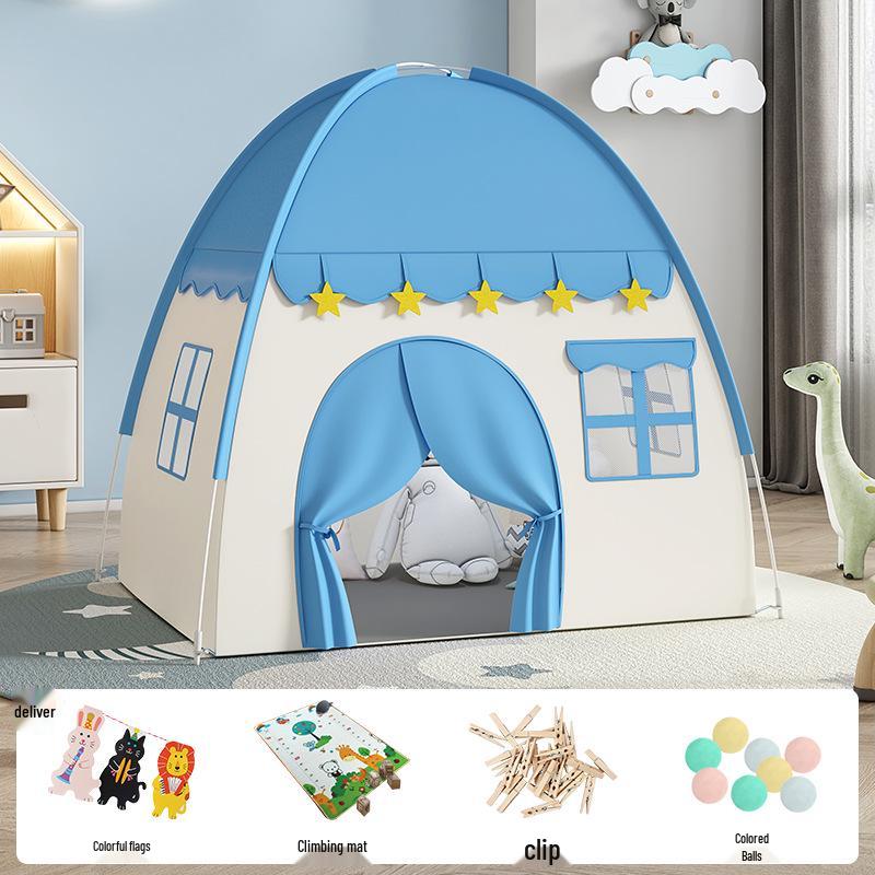 Princess Castle Indoor Tent for Kids - No Installation Required