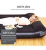Intex Double Air Mattress with Built-in Pillow - Portable, Thickened, and Simplified Design