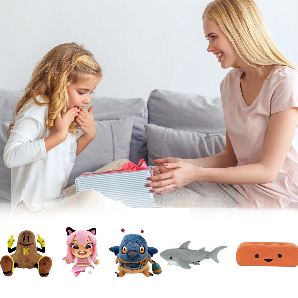 Plush Doll, Toy Gift, Cartoon , Children's Rag Doll, Children's Gift Pillow