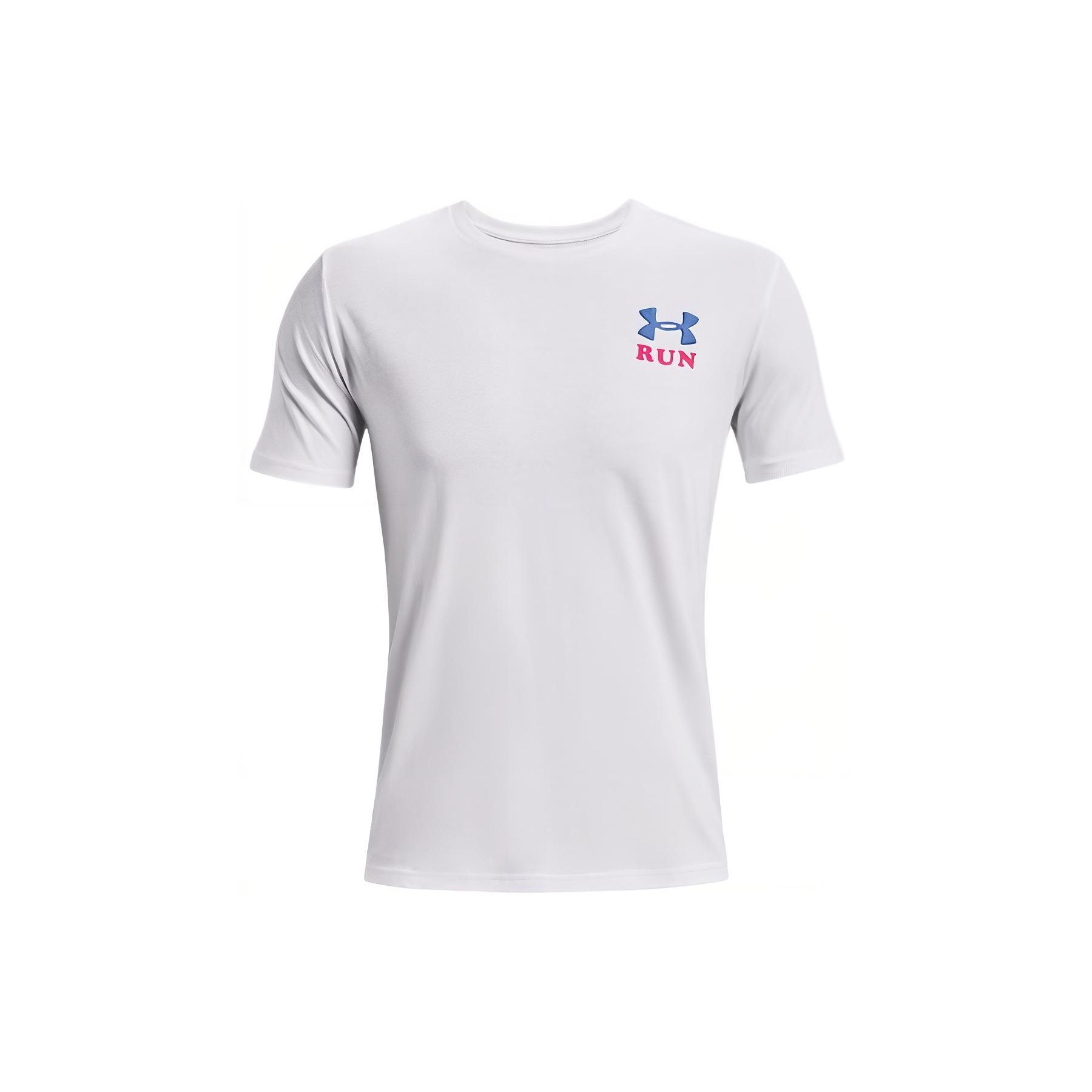

Мужская футболка с круглым вырезом и логотипом Under Armour Alphabet, белая 1369406-100 XXL