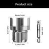 Pipe Threading Tool, PVC Pipe Threader 1'' DN25 Internal & External Pipe Threading Tool for Water Plumbing