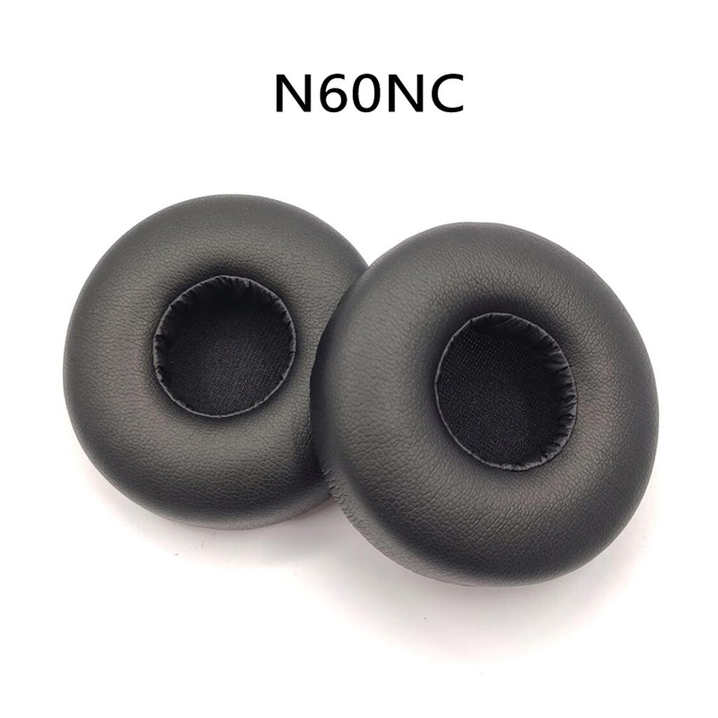 2 Pièces Coussinets d'Oreilles en Mousse à Mémoire Éponge Housse pour AKG N60NC N60 Coussinet Doux Casque Sans Fil Manchon de Protection