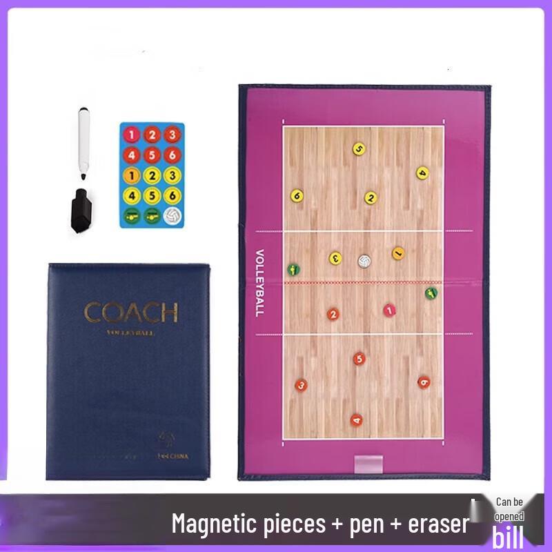 Portable Magnetic Volleyball Tactics Board