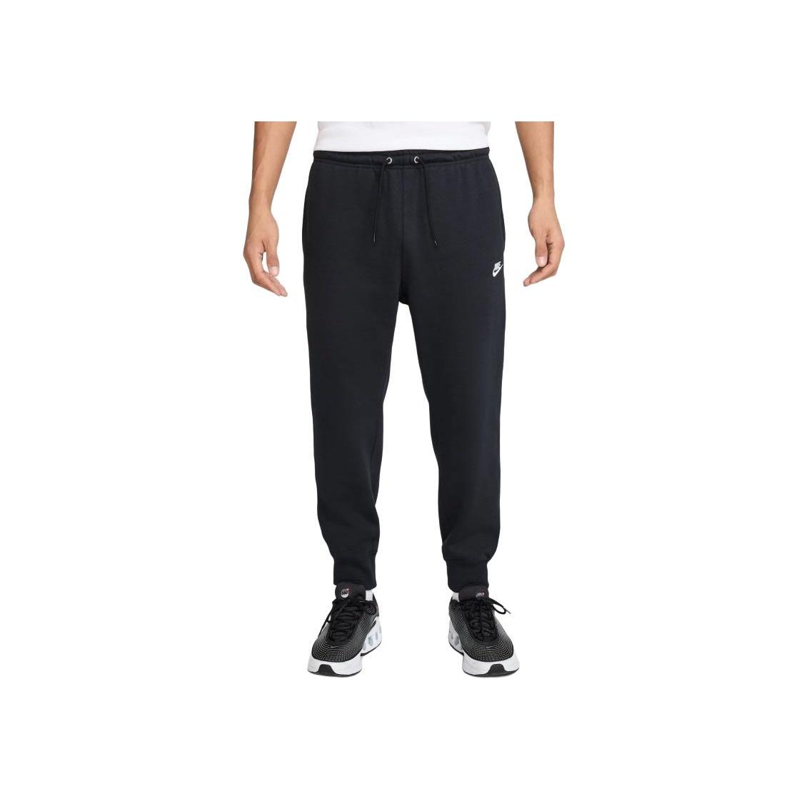 Nike Club FT Джоггеры Удобные Универсальные Трикотажные Спортивные Штаны Мужские Низ Черный FN3802010 L