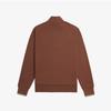 Fred Perry [baseline] Half Zip Sweatshirt   Whiskey Brown Afpm2433574 W52