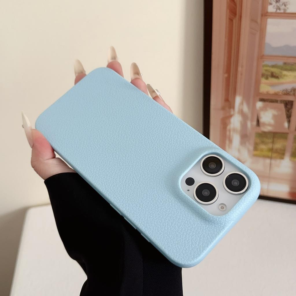 Luxuriöse Business Ledertextur Handyhüllen Für iPhone 11 12 13 14 15 16 Pro Max X XS XR Plus Silikon Stoßfest Braune Hülle