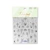 1 pièce Autocollant Ongles Toile d'Araignée 5D Croix Argent Blanc Noir Paillettes Strass Transparent Rose Auto-Adhésif Autocollant Nail Art