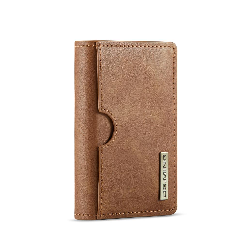 M6 Magnetic Detachable Leather Wallet for Iphone Samsung Phone Case Shockproof Full Protective Card Holder With Cash Pocket